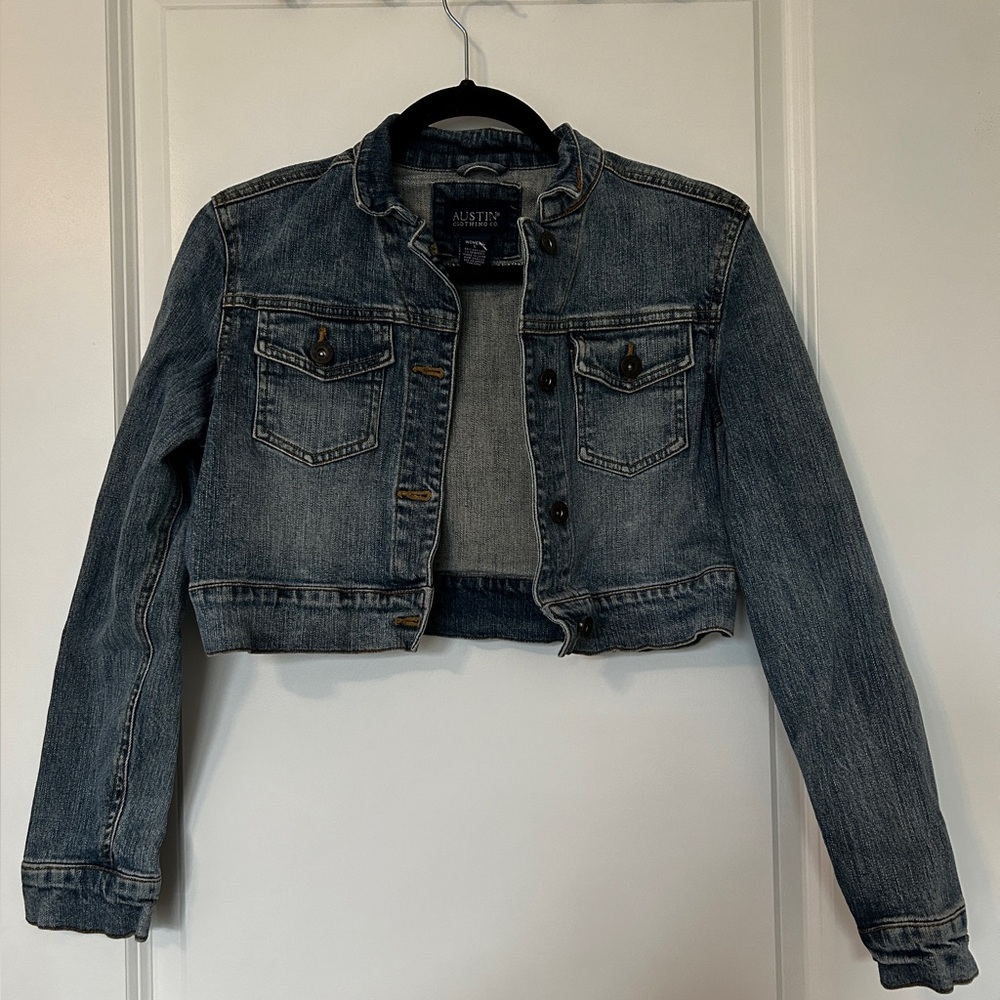 Austin Clothing Company Cropped Jean Jacket